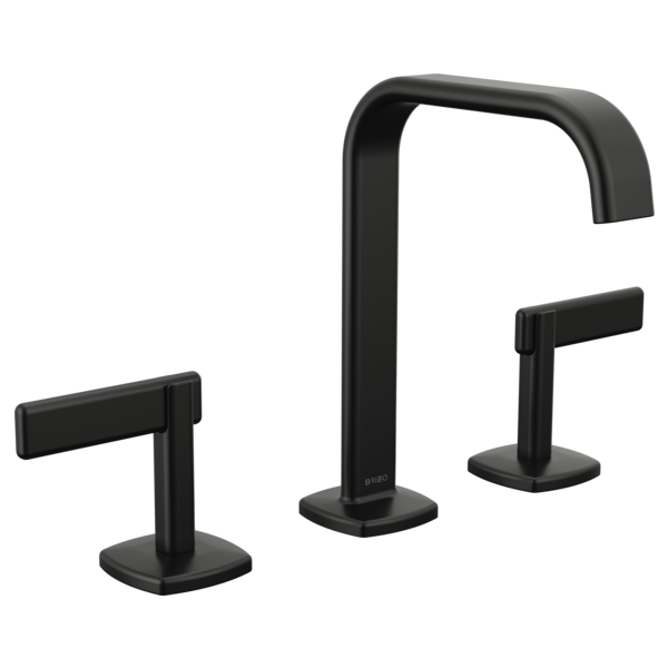 Allaria® | Widespread Lavatory Faucet with Square Spout - Less Handles