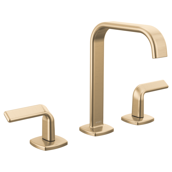 Allaria® | Widespread Lavatory Faucet with Square Spout - Less Handles