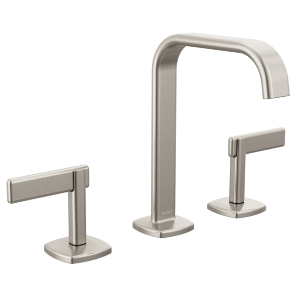 Allaria® | Widespread Lavatory Faucet with Square Spout - Less Handles