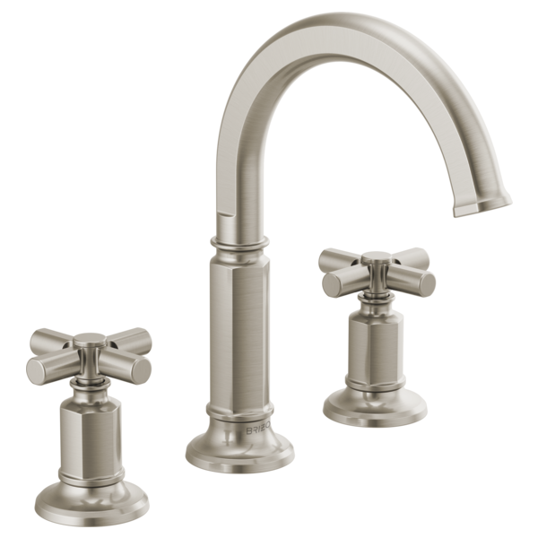 Invari® | Widespread Lavatory Faucet with Arc Spout - Less Handles