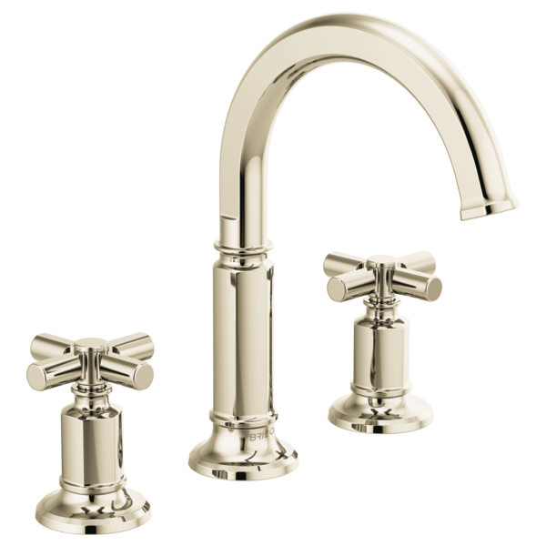 Invari® | Widespread Lavatory Faucet with Arc Spout - Less Handles