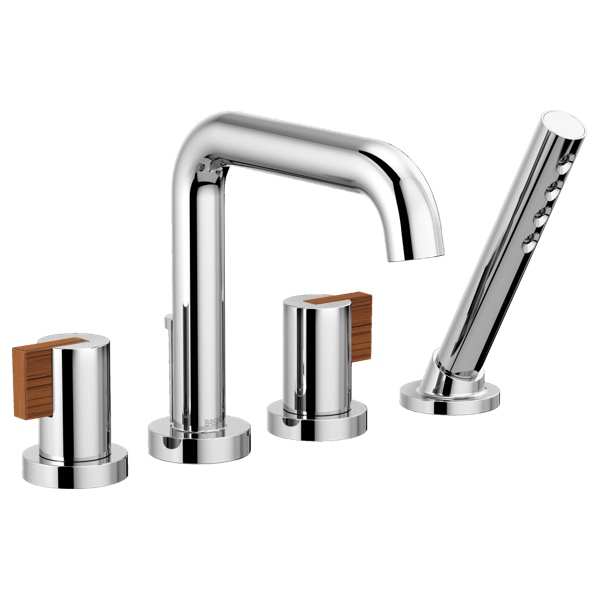 Litze® | Roman Tub with Handshower - Less Handles