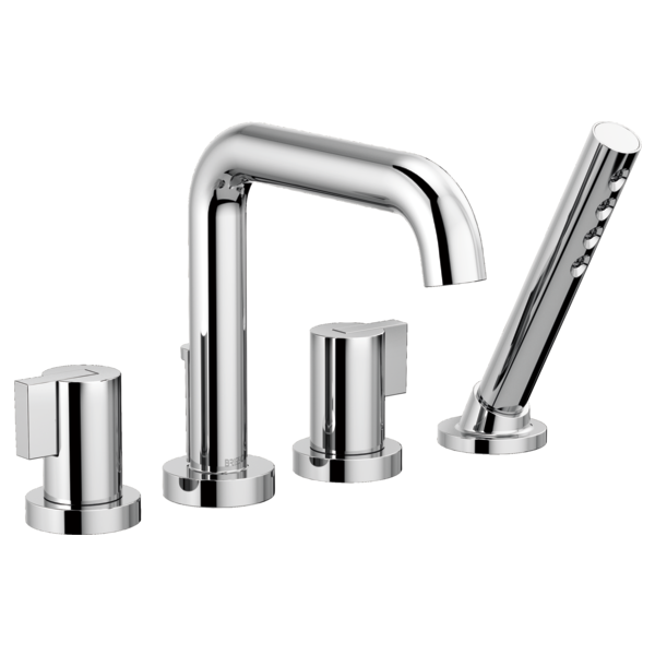 Litze® | Roman Tub with Handshower - Less Handles 