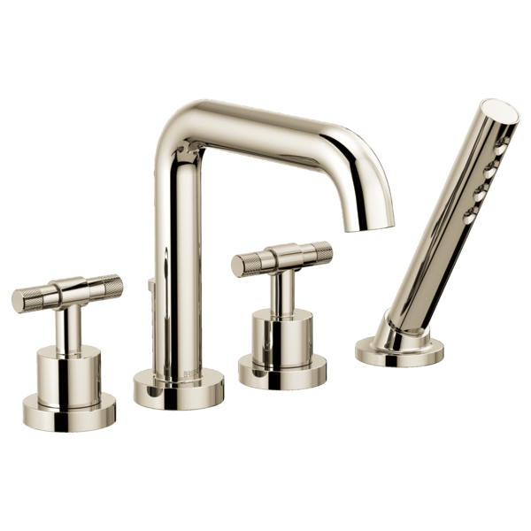 「RT-174743」 Litze® | Roman Tub with Handshower - Less Handles