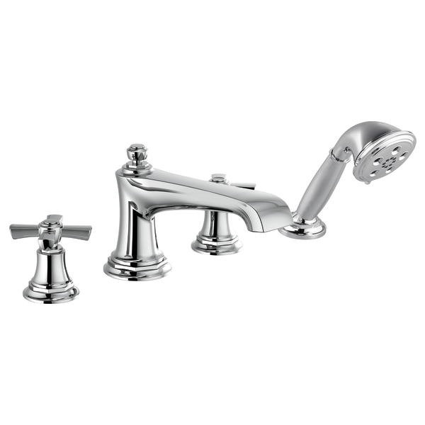 ロレ Rook® | Roman Tub Faucet with Handshower - Less Handles