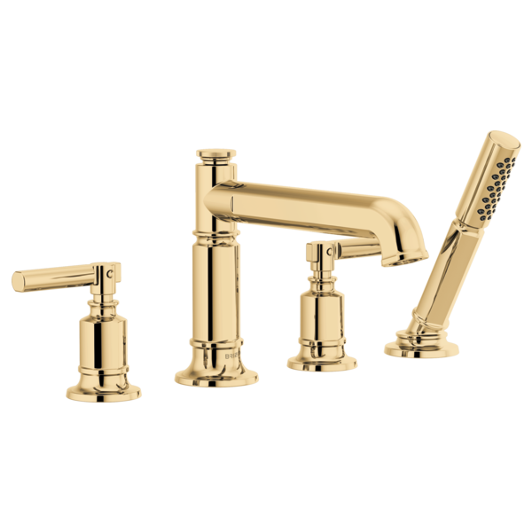 Invari® | Roman Tub Faucet With Handshower - Less Handles 