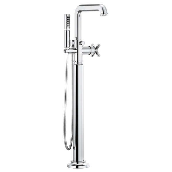 Invari® | Single-Handle Floor Mount Tub Filler - Less Handle