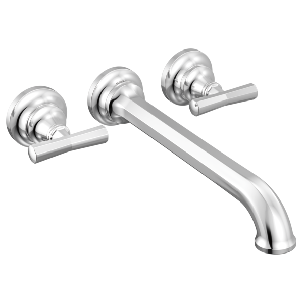 Beauclere™ | Two Handle Wall Mount Tub Filler - Less Handles