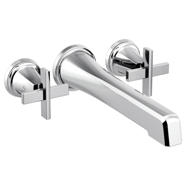Levoir® | Two-Handle Wall Mount Tub Filler - Less Handles