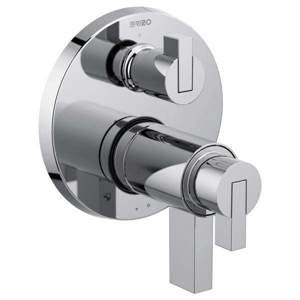 Litze Tempassure Thermostatic Valve With 3 Function Diverter Trim Less Handles