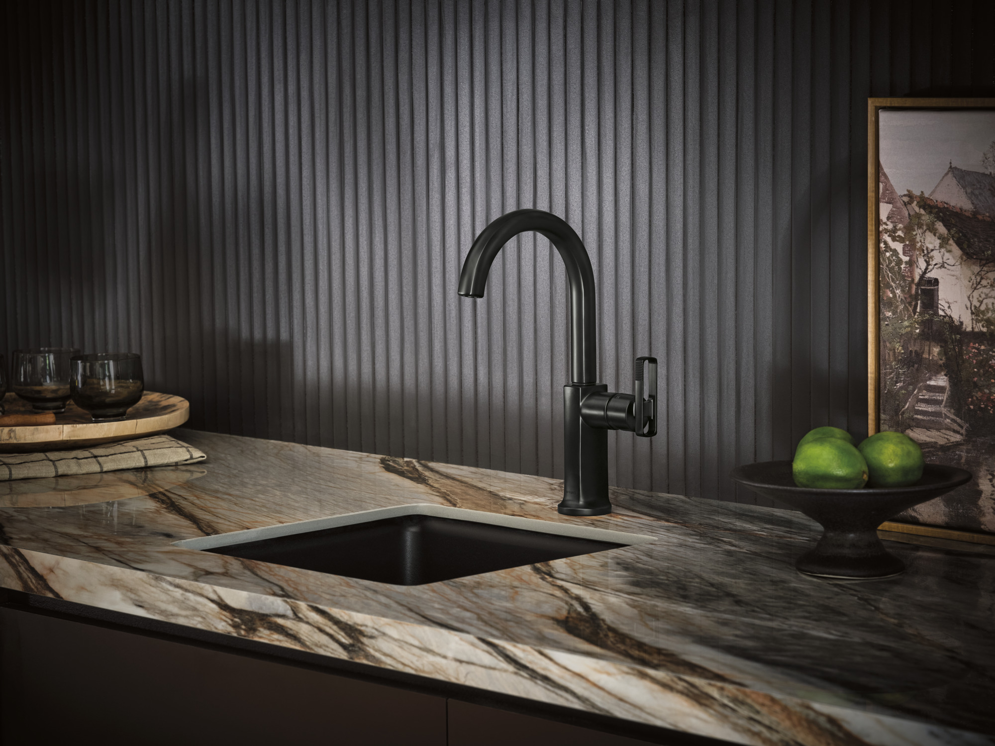 パブロ Kintsu® | Bar Faucet with Arc Spout - Less Handle