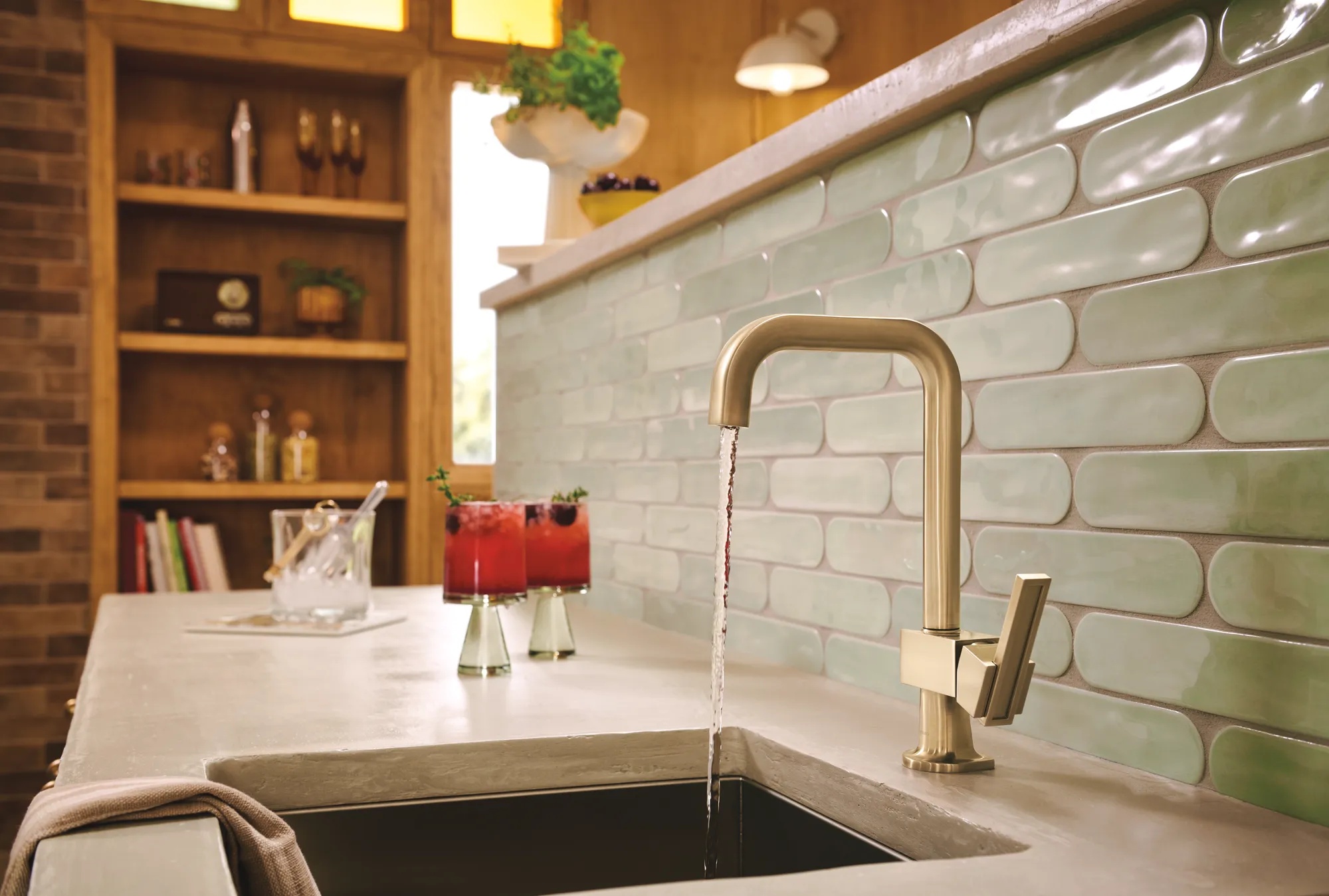 Frank Lloyd Wright® Kitchen Collection by Brizo® | Bar Faucet with
