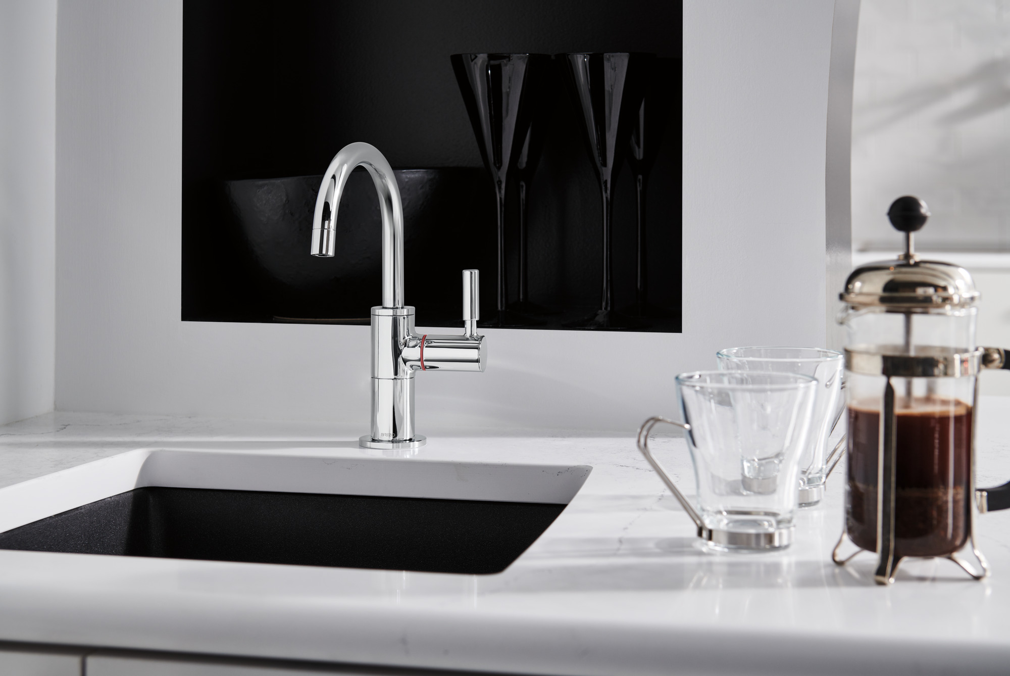 Brizo® | Instant Hot Faucet with Arc Spout