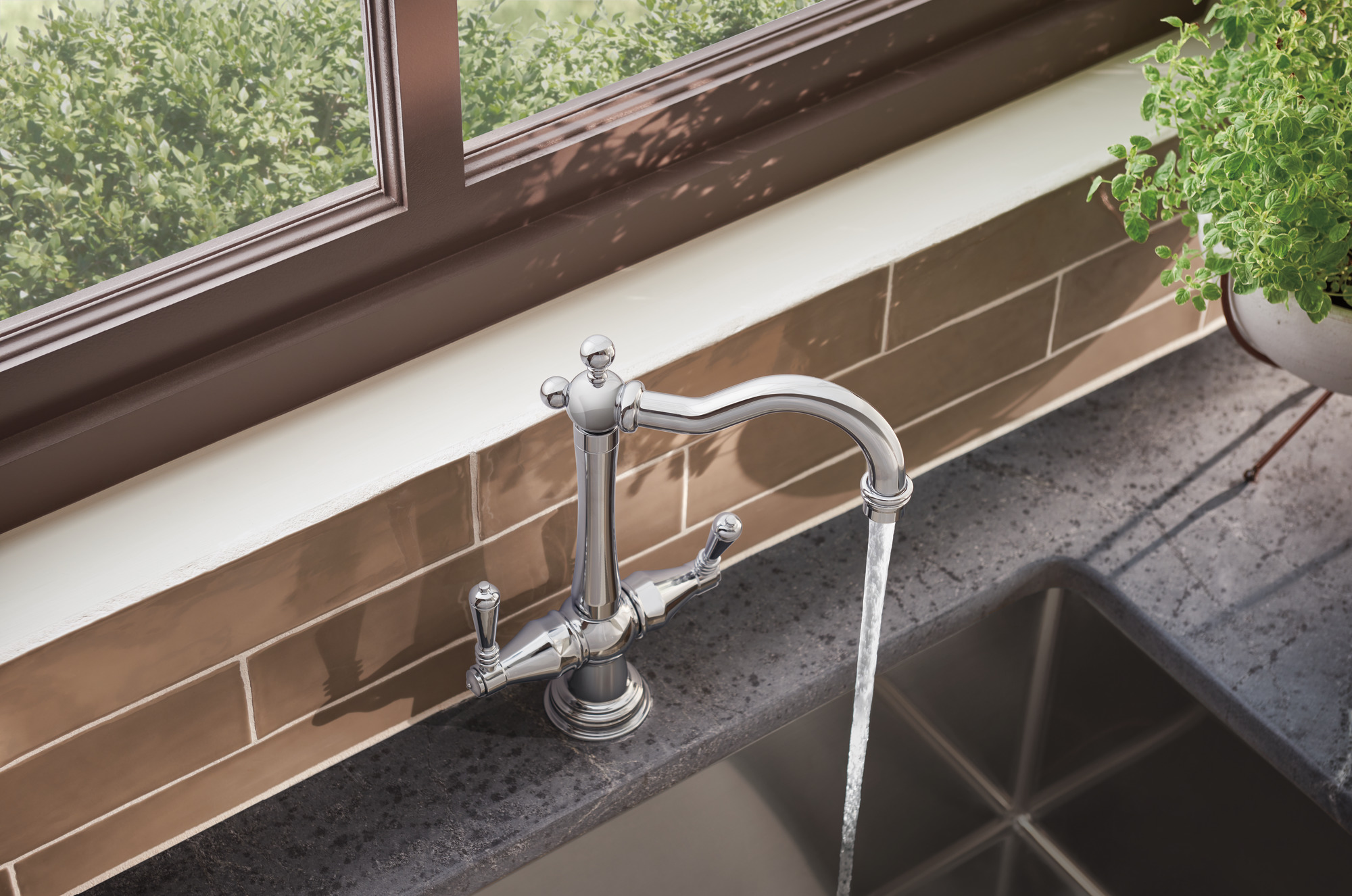 Tresa® | Two Handle Kitchen Faucet