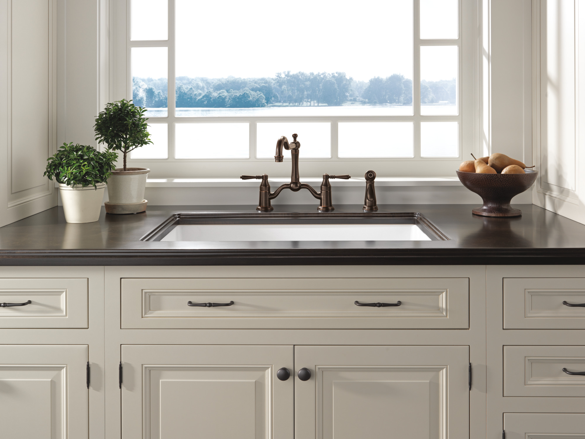 TROFI MY TRIPLE SET 2点セット Tresa® | Bridge Faucet with Side Sprayer