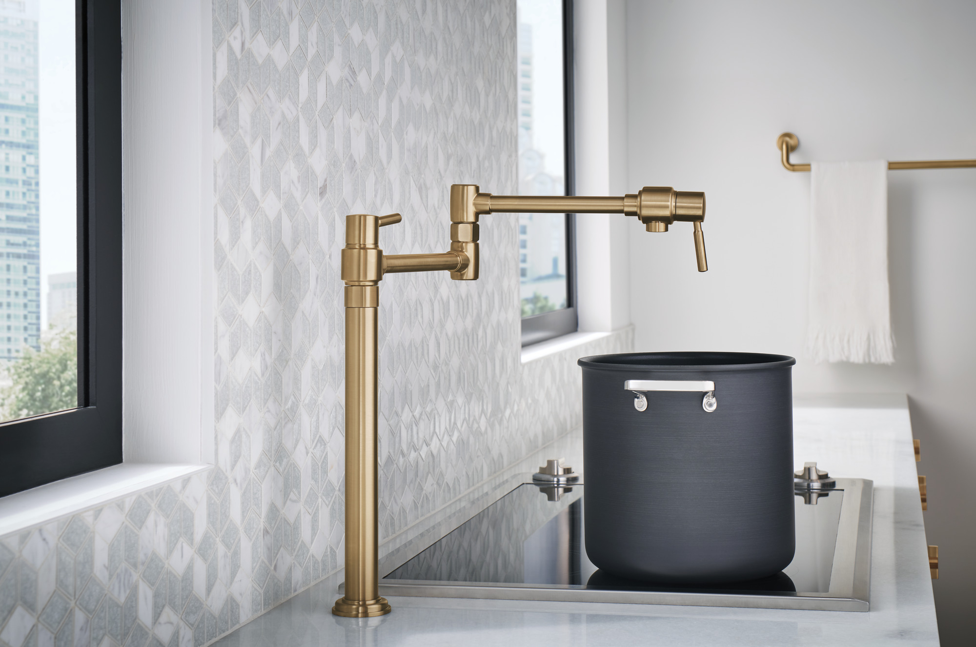 Euro | Deck Mount Pot Filler Faucet