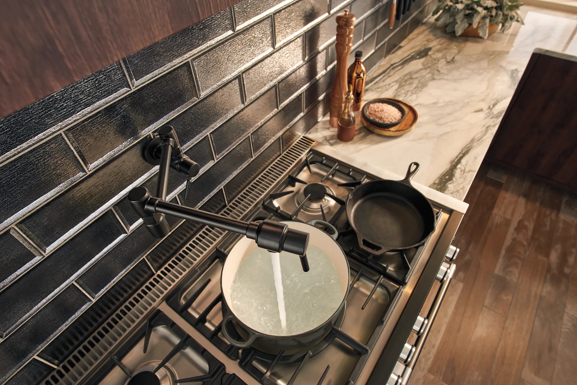 Brizo® | Wall Mount Pot Filler Faucet