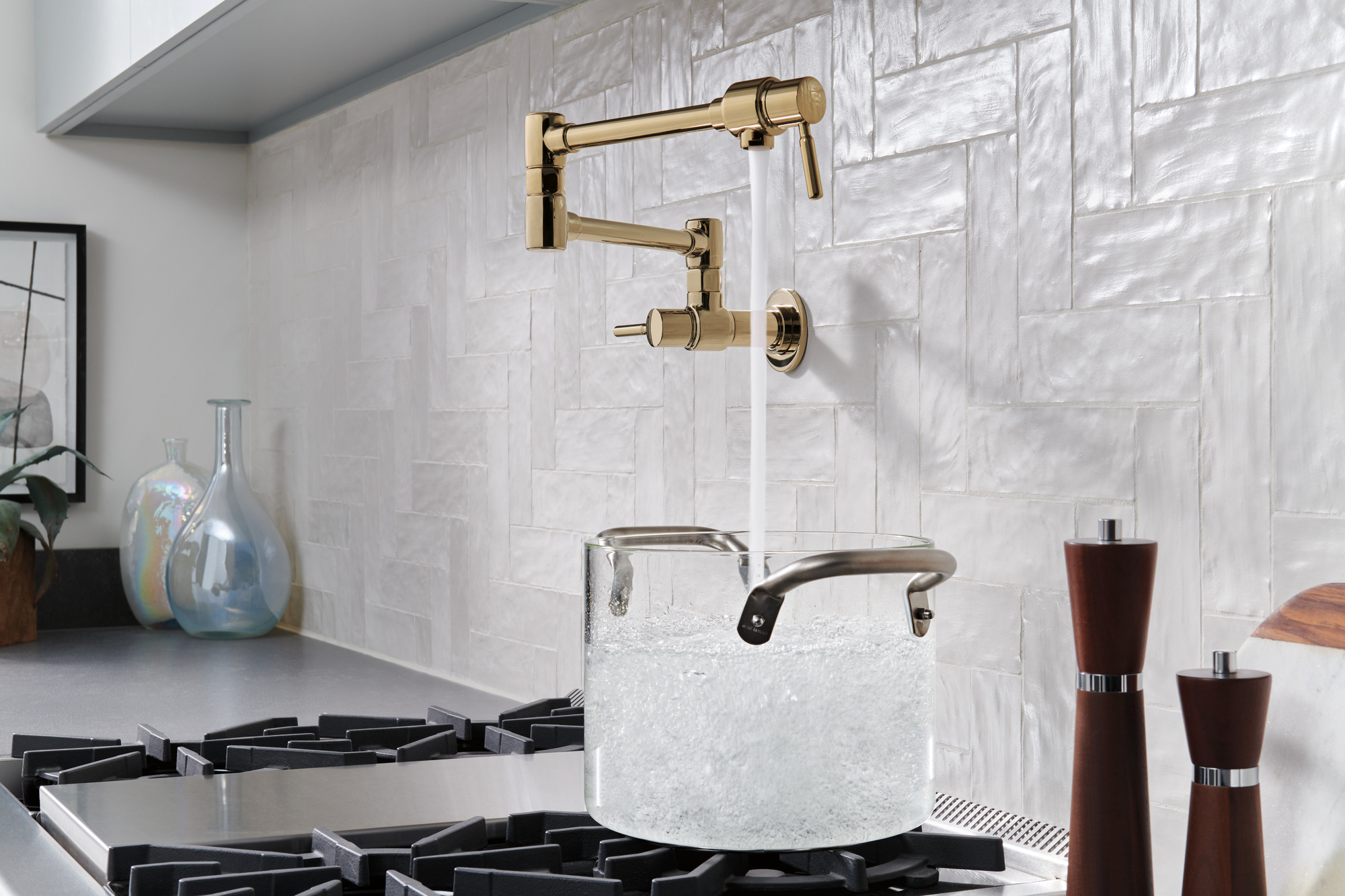Brizo® | Wall Mount Pot Filler Faucet