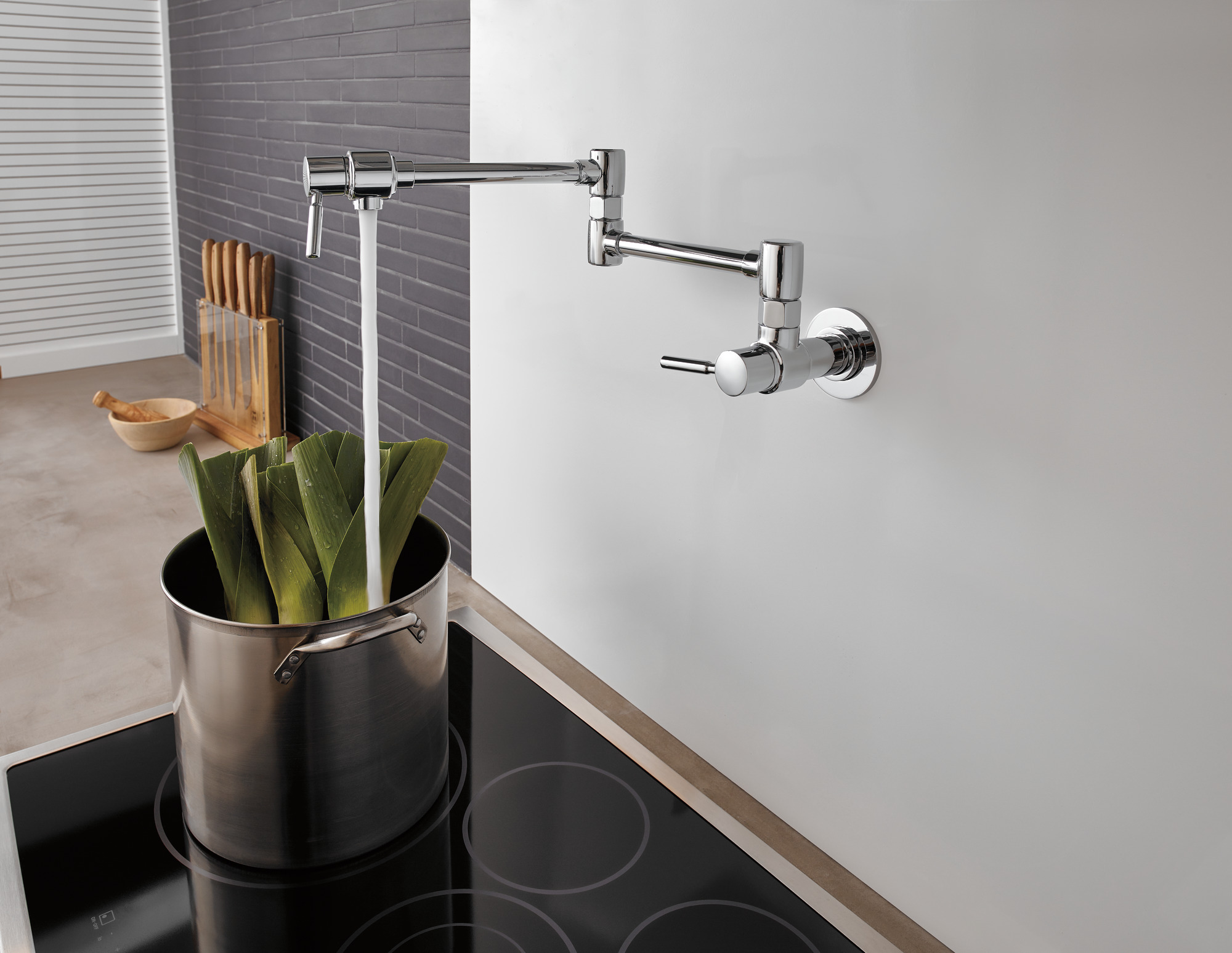 Brizo® | Wall Mount Pot Filler Faucet