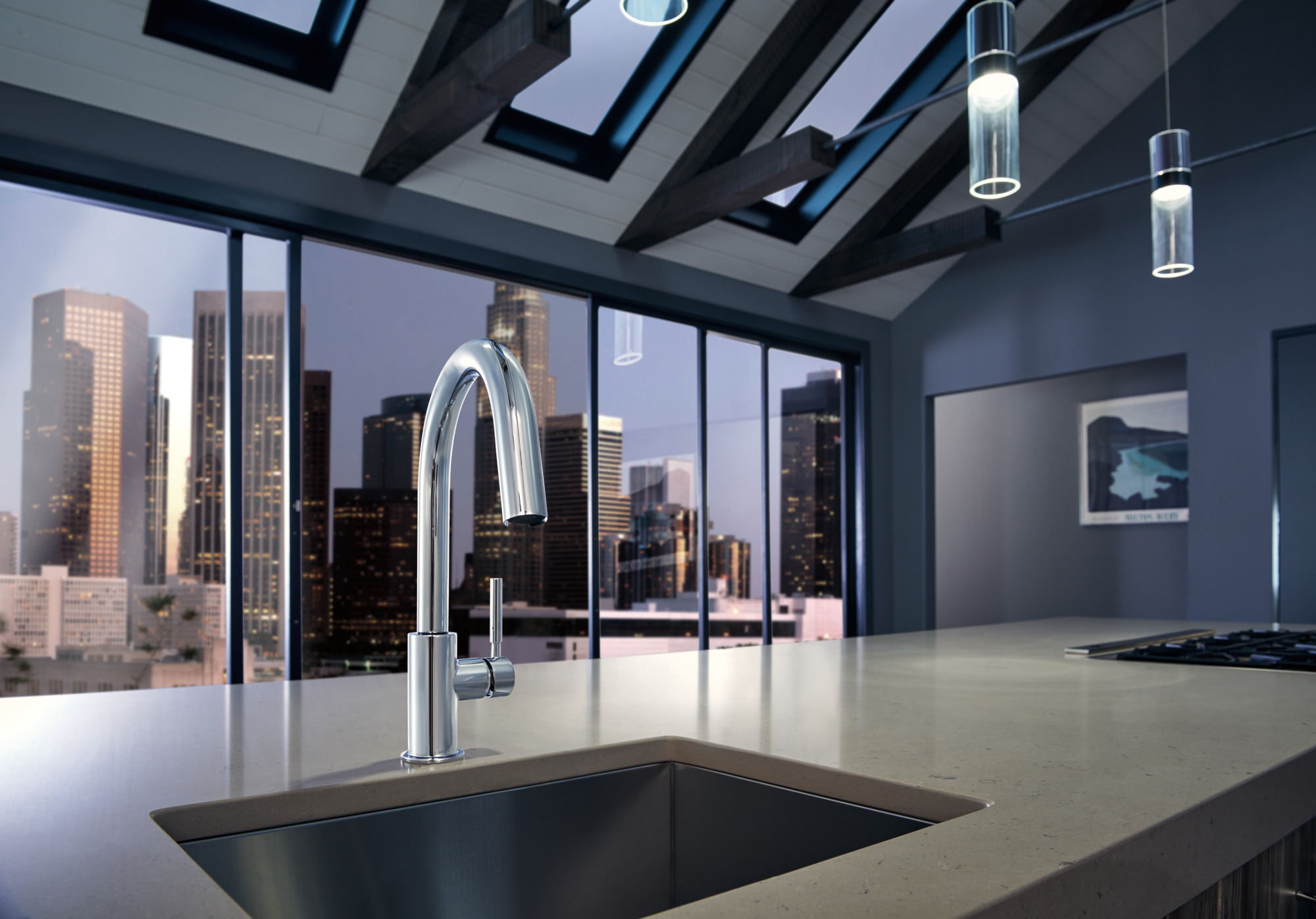 Solna® | Single Handle Pull-Down Kitchen Faucet