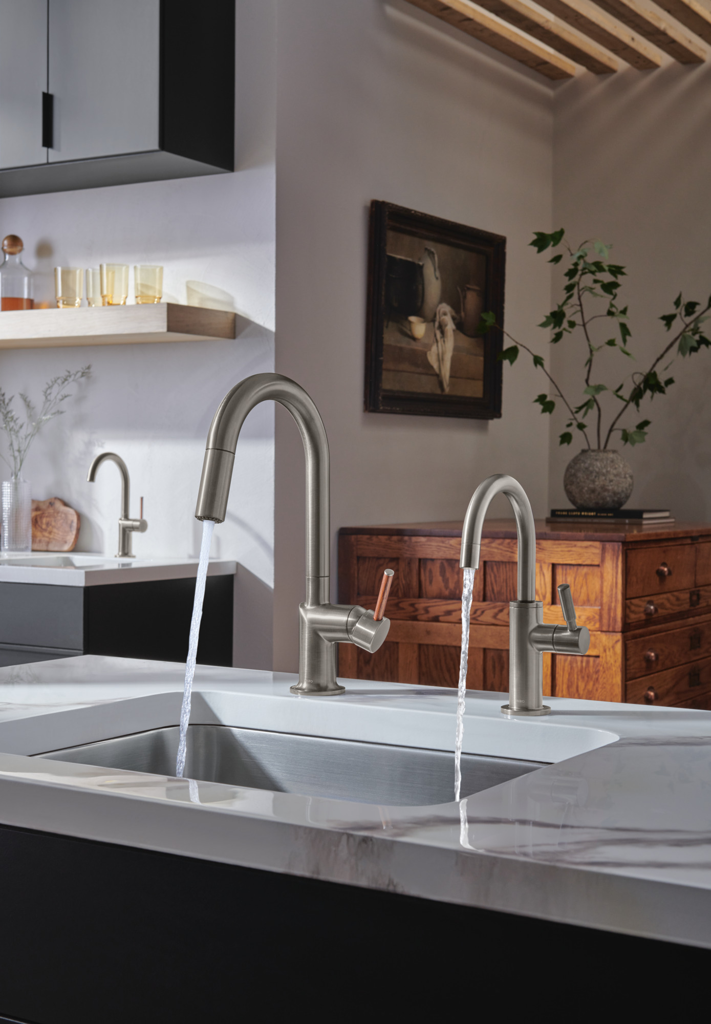 Odin® | Bar Faucet with Arc Spout - Less Handle