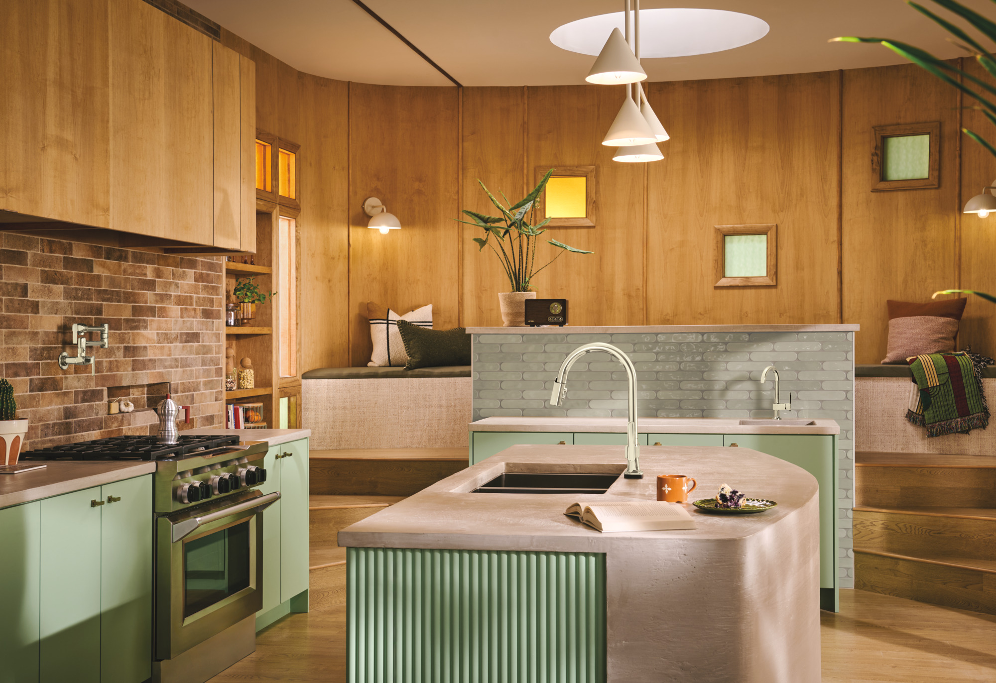 Frank Lloyd Wright® Kitchen Collection by Brizo® | SmartTouch