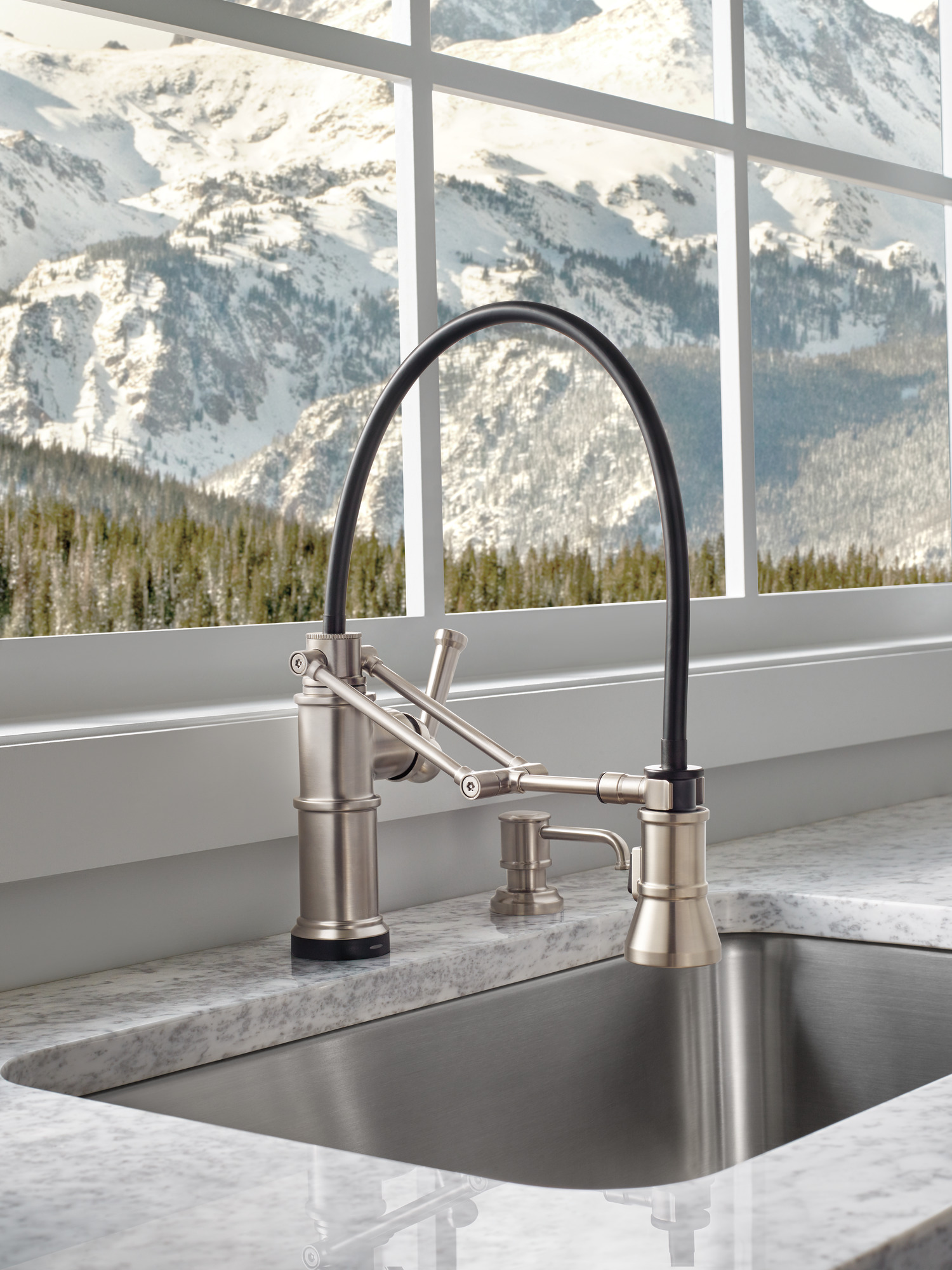 Artesso® | Single Handle Articulating Kitchen Kitchen Faucet with