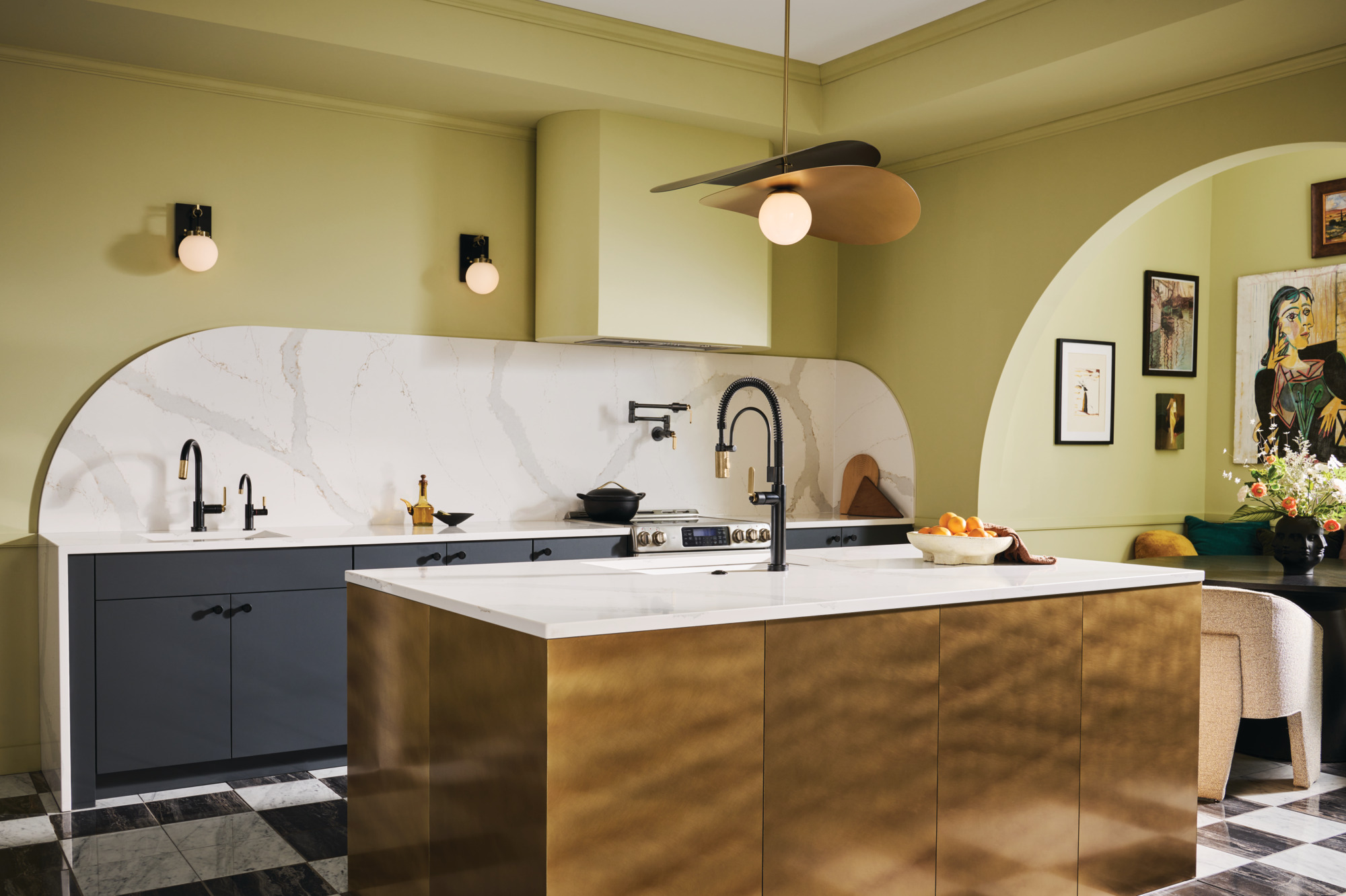 Litze® | Instant Hot Faucet with Arc Spout and Knurled Handle