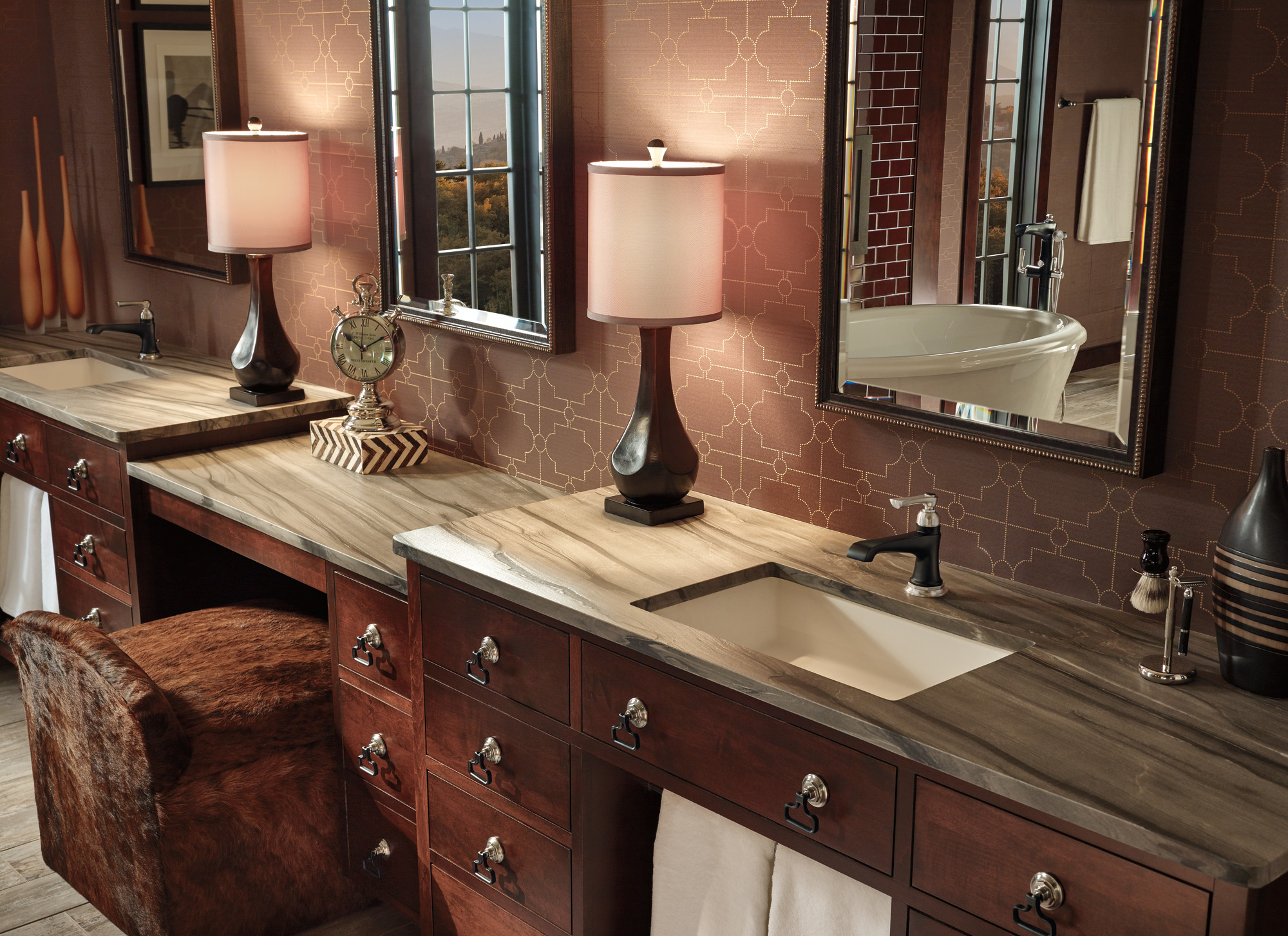 Rook® | Freestanding Floor Mount Tub Filler