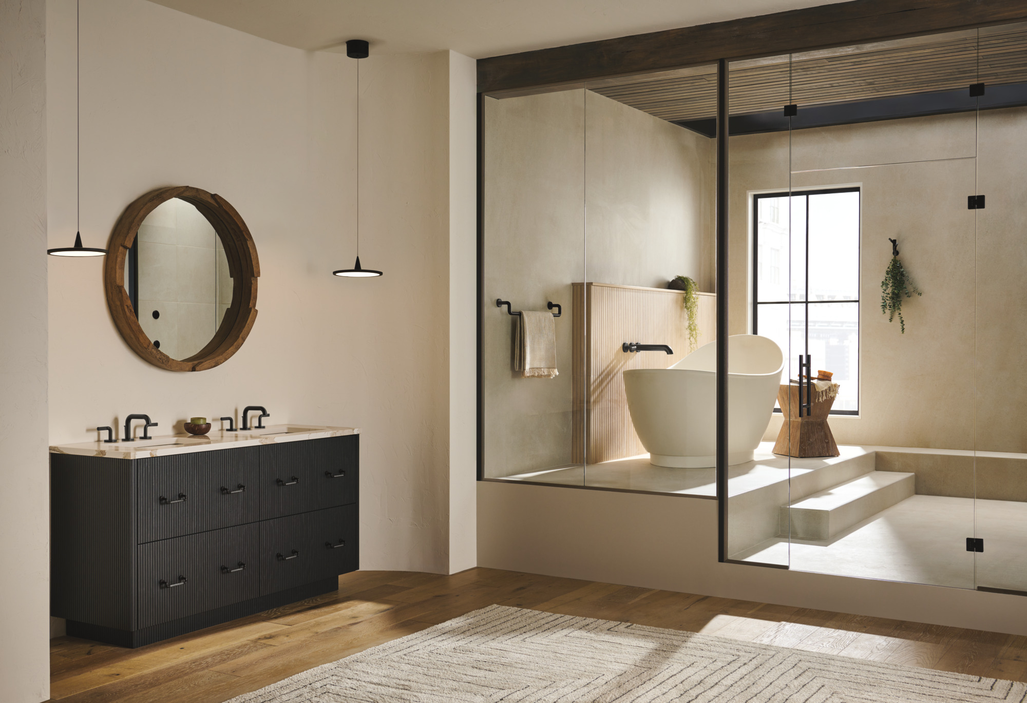 Litze® | Widespread Lavatory Faucet With High Spout - Less Handles