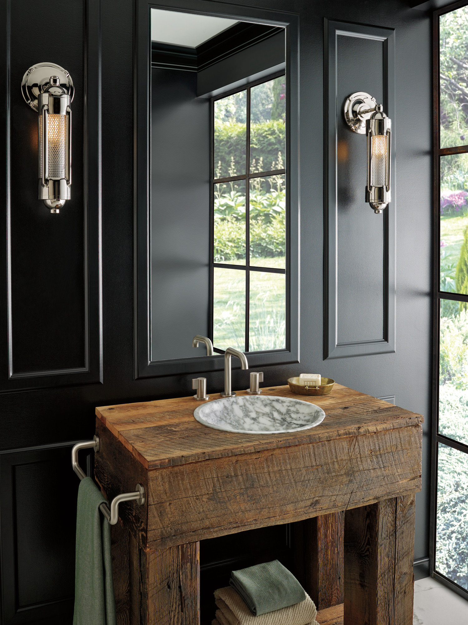 Litze® | Widespread Lavatory Faucet with High Spout - Less Handles