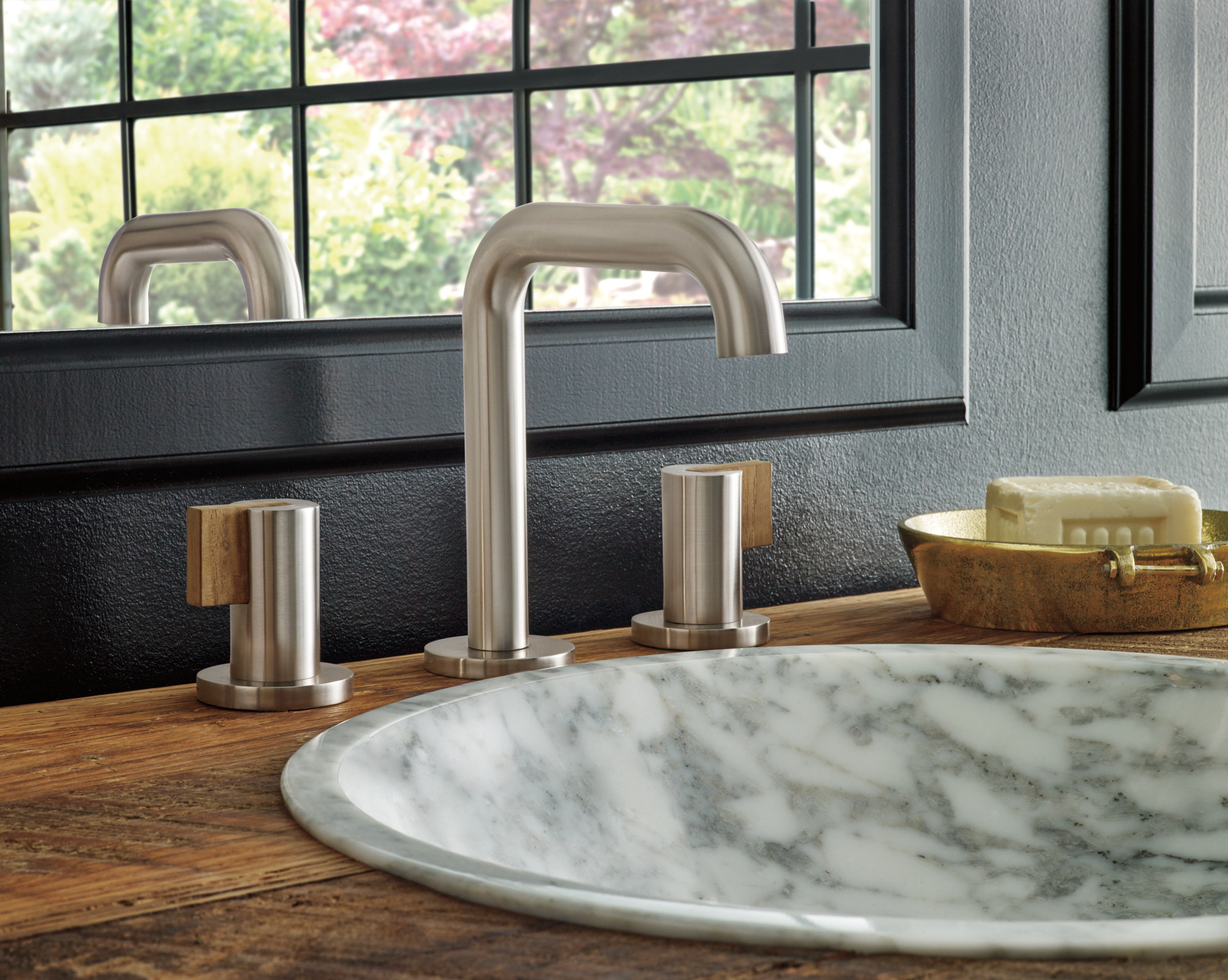 Litze® | Widespread Lavatory Faucet - Less Handles 1.2 GPM