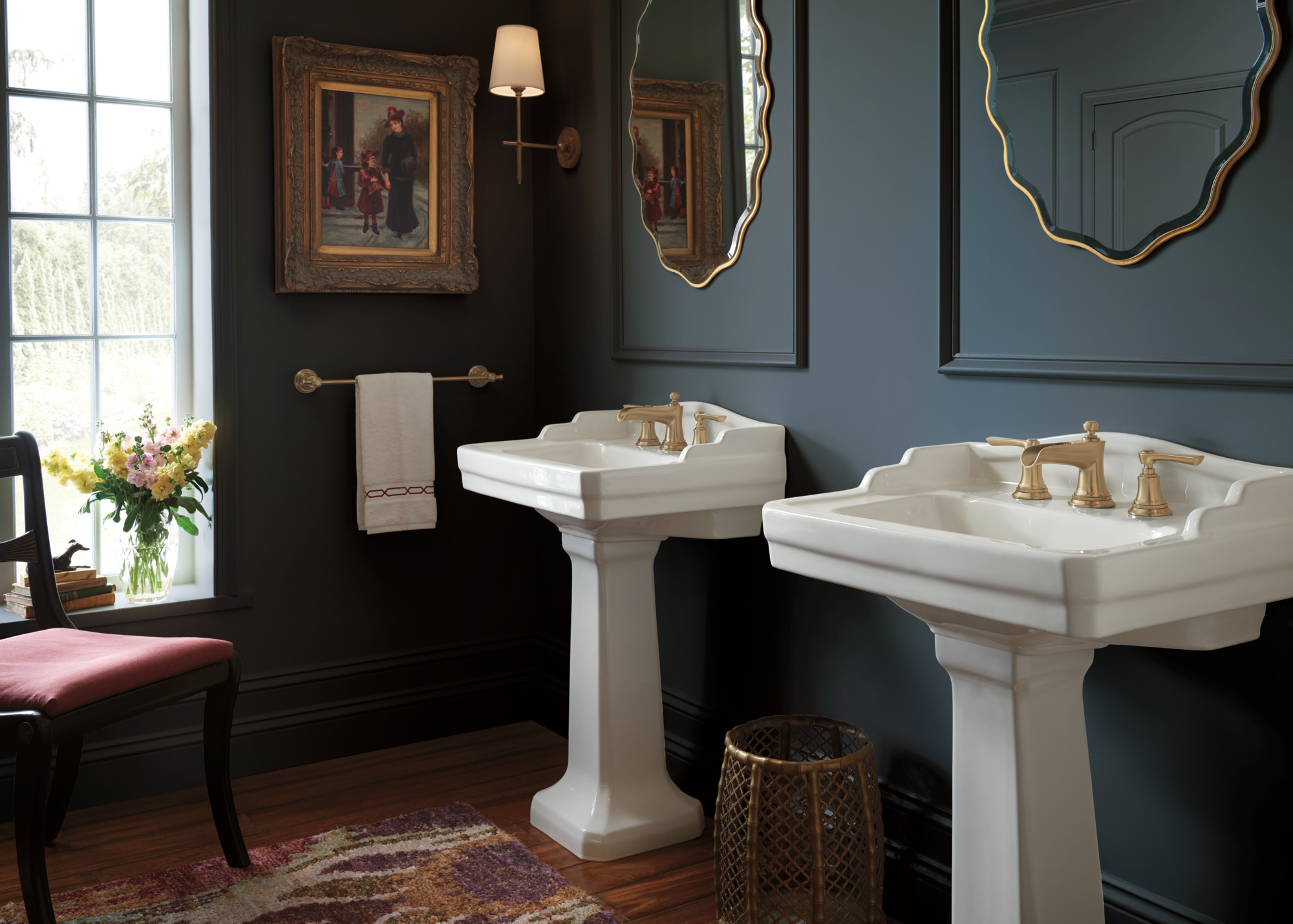 Rook® | Widespread Lavatory Faucet with Channel Spout - Less