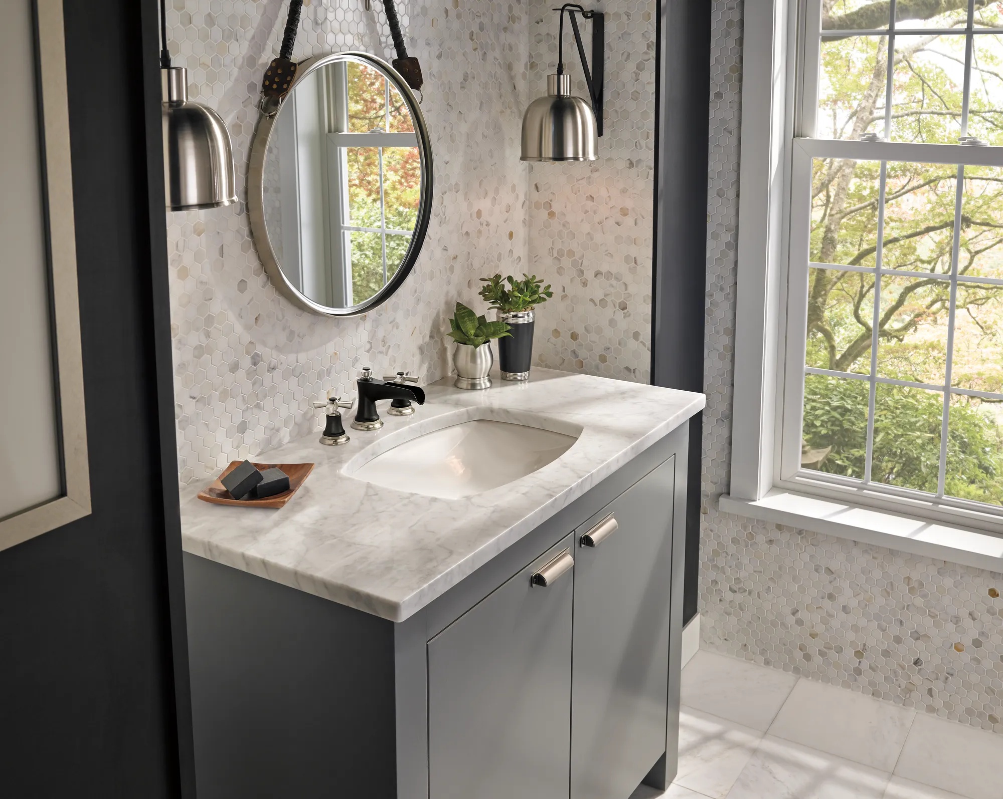 Rook® | Widespread Lavatory and Bidet Cross Handle Kit