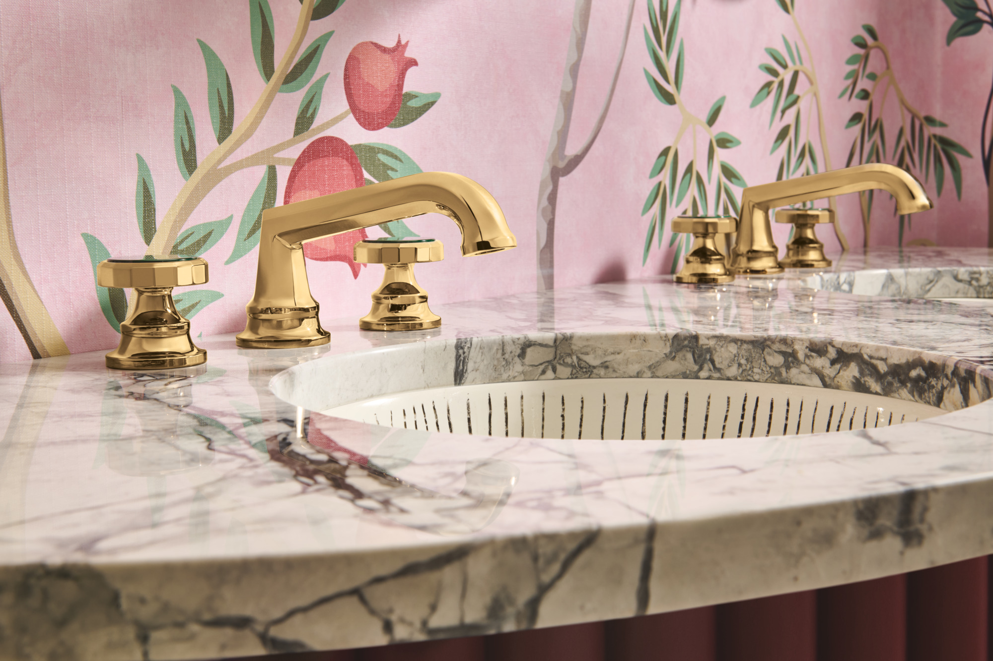 Beauclere® | Widespread Lavatory Faucet with Low Spout - Less