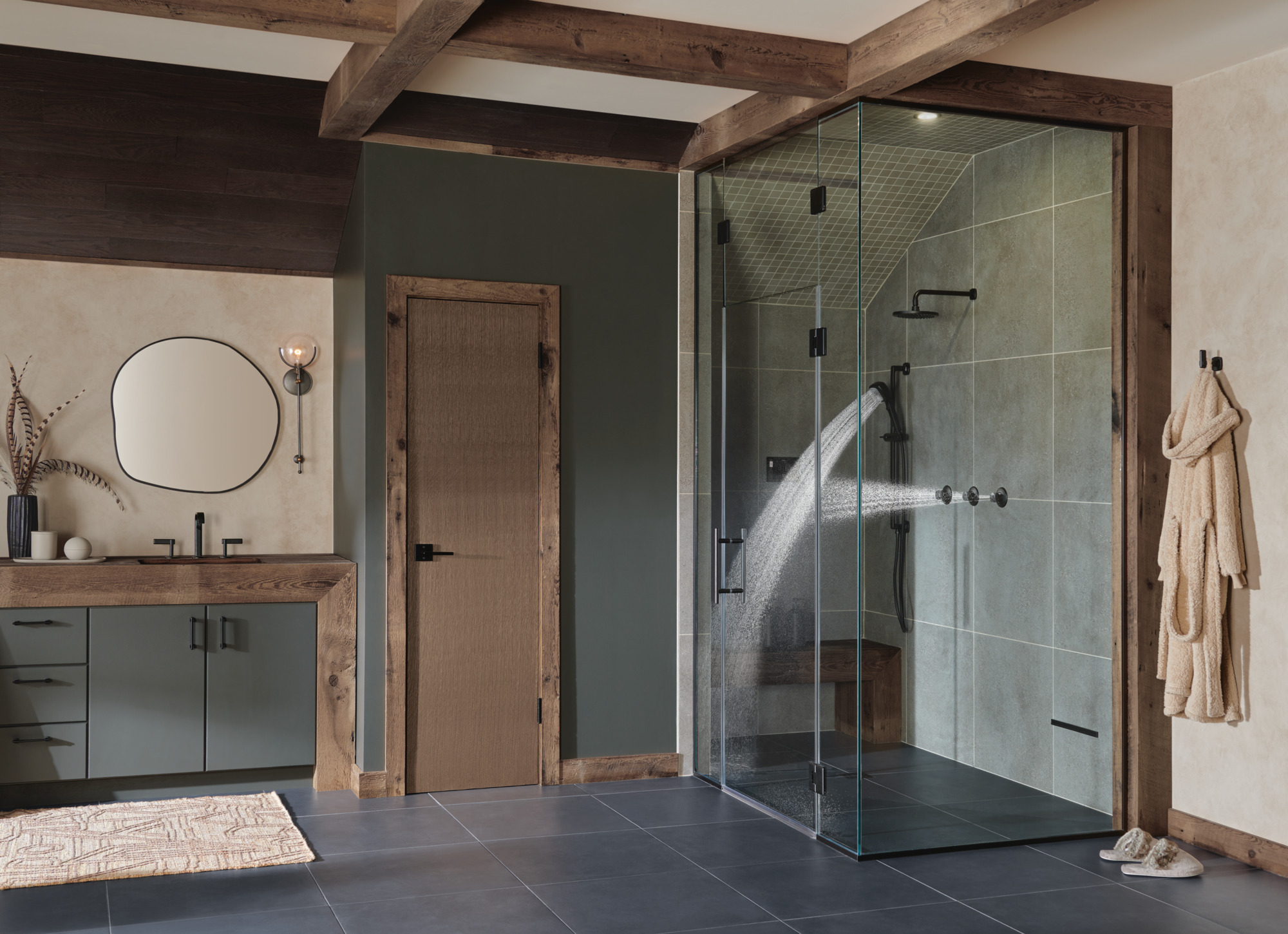 Allaria® | Widespread Lavatory Faucet with Square Spout - Less Handles