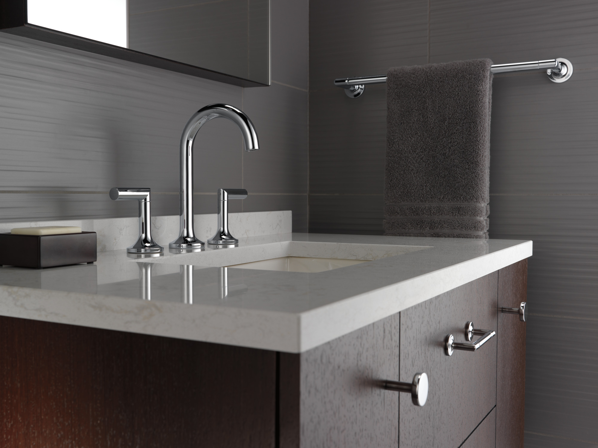 Odin® | Widespread Lavatory Faucet - Less Handles Odin® | Widespread Lavatory Faucet - Less Handles