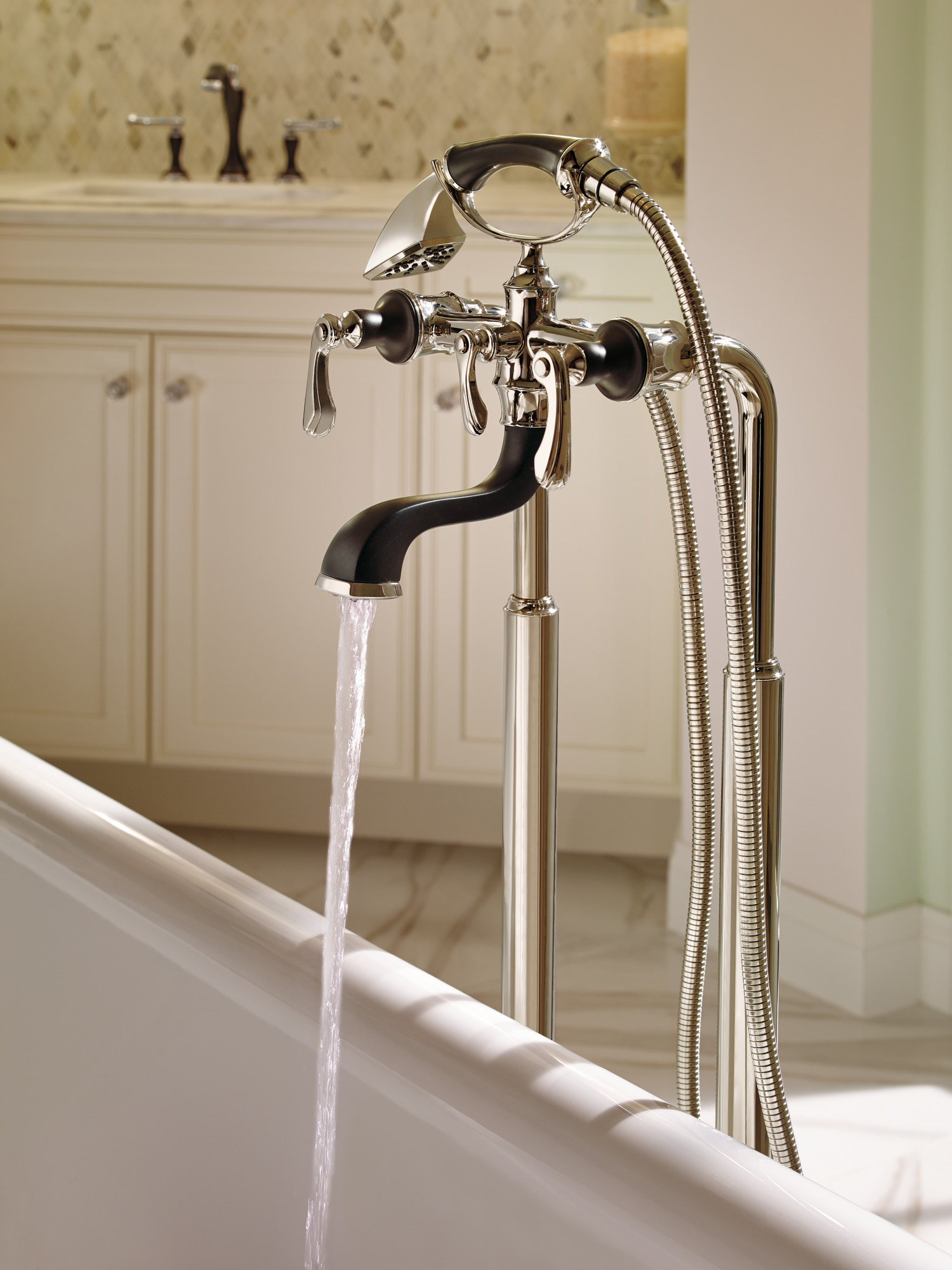 Brizo | Floor Mount Tub Filler Risers