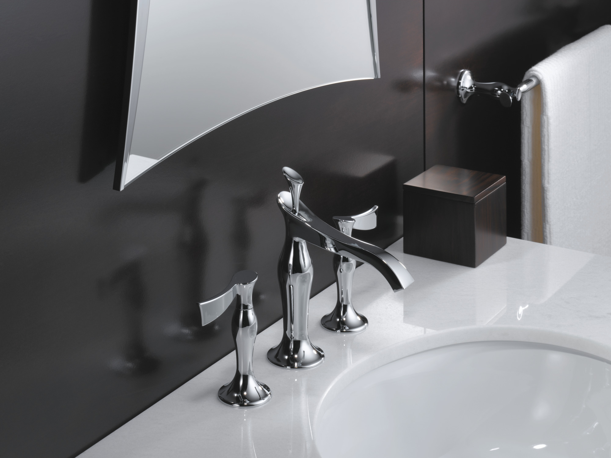 RSVP® | Widespread Lavatory Faucet - Less Handles 1.2 GPM