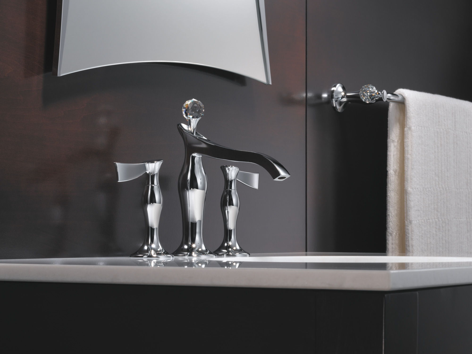 RSVP® | Widespread Lavatory Faucet - Less Handles 1.2 GPM