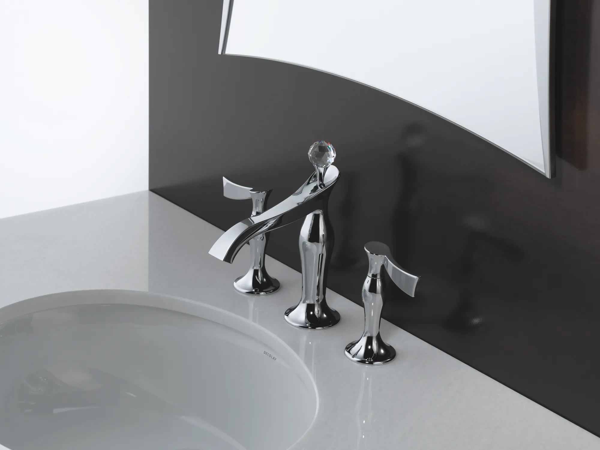 RSVP® | Widespread Lavatory Faucet - Less Handles 1.2 GPM