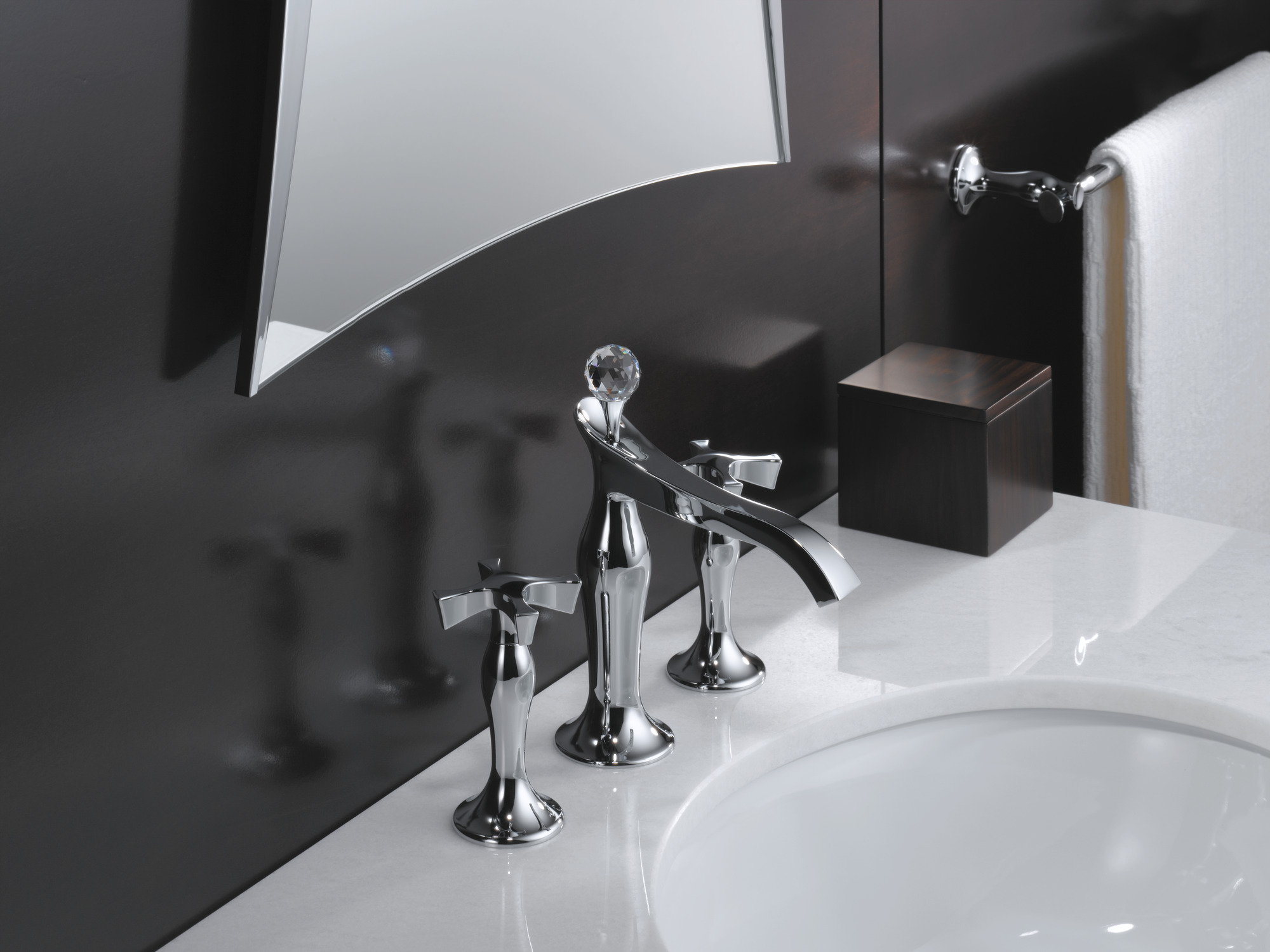 RSVP® | Widespread Lavatory Faucet - Less Handles 1.2 GPM