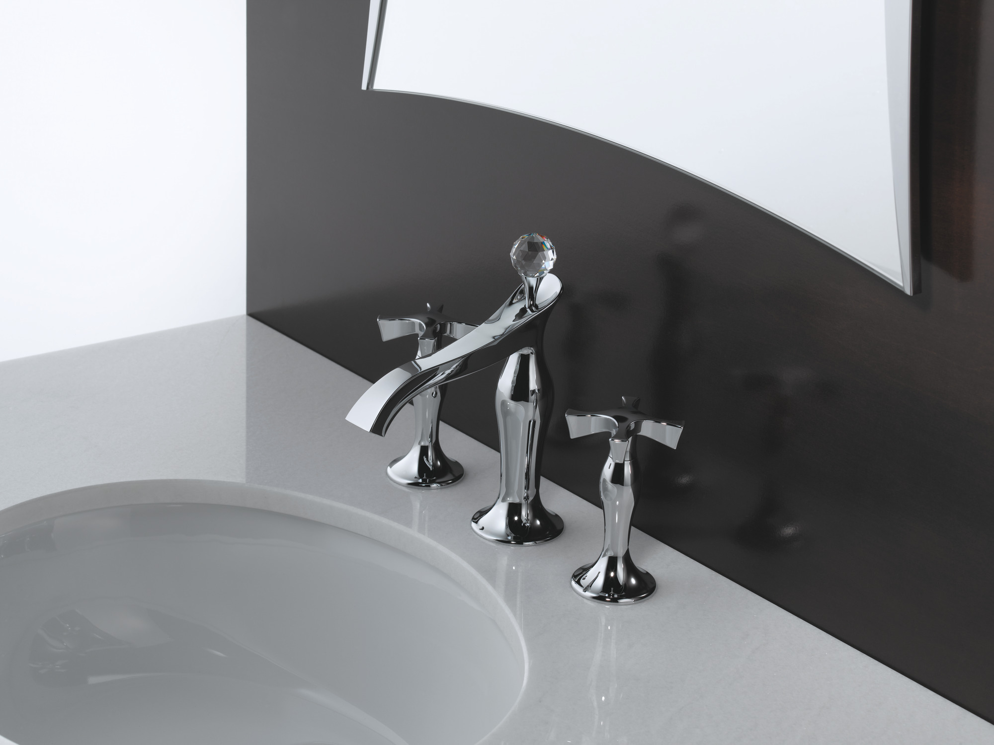 RSVP® | Widespread Lavatory Faucet - Less Handles 1.2 GPM