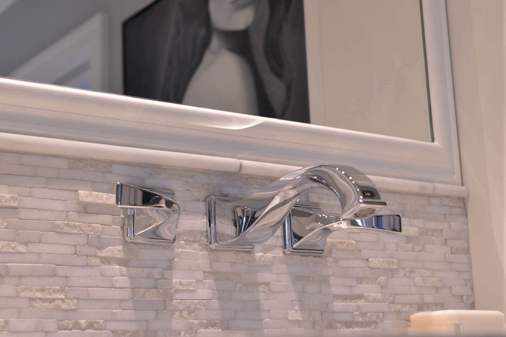 Virage® | Two-Handle Wall Mount Lavatory Faucet 1.5 GPM