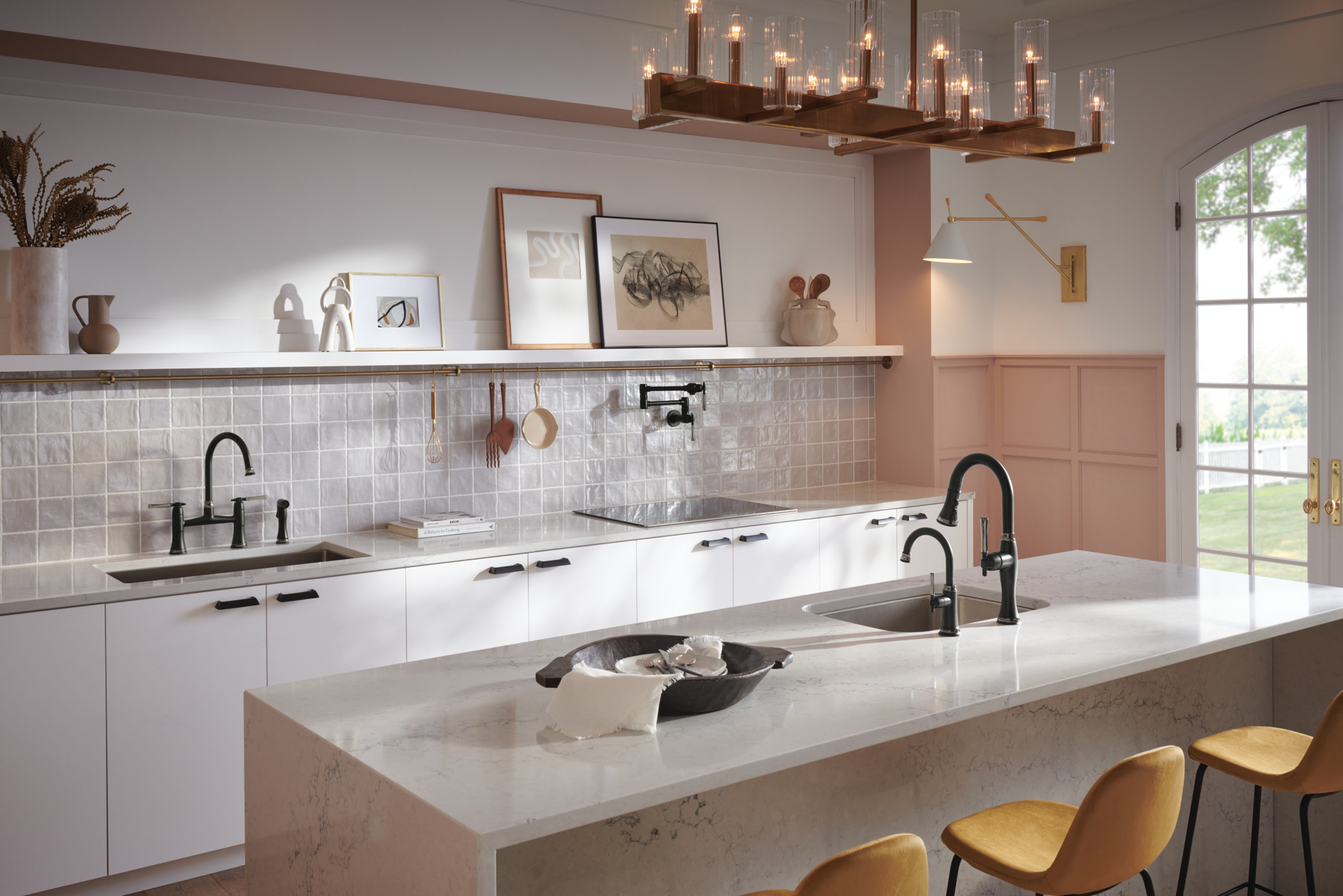 Tulham® | Bridge Kitchen Faucet with Side Spray