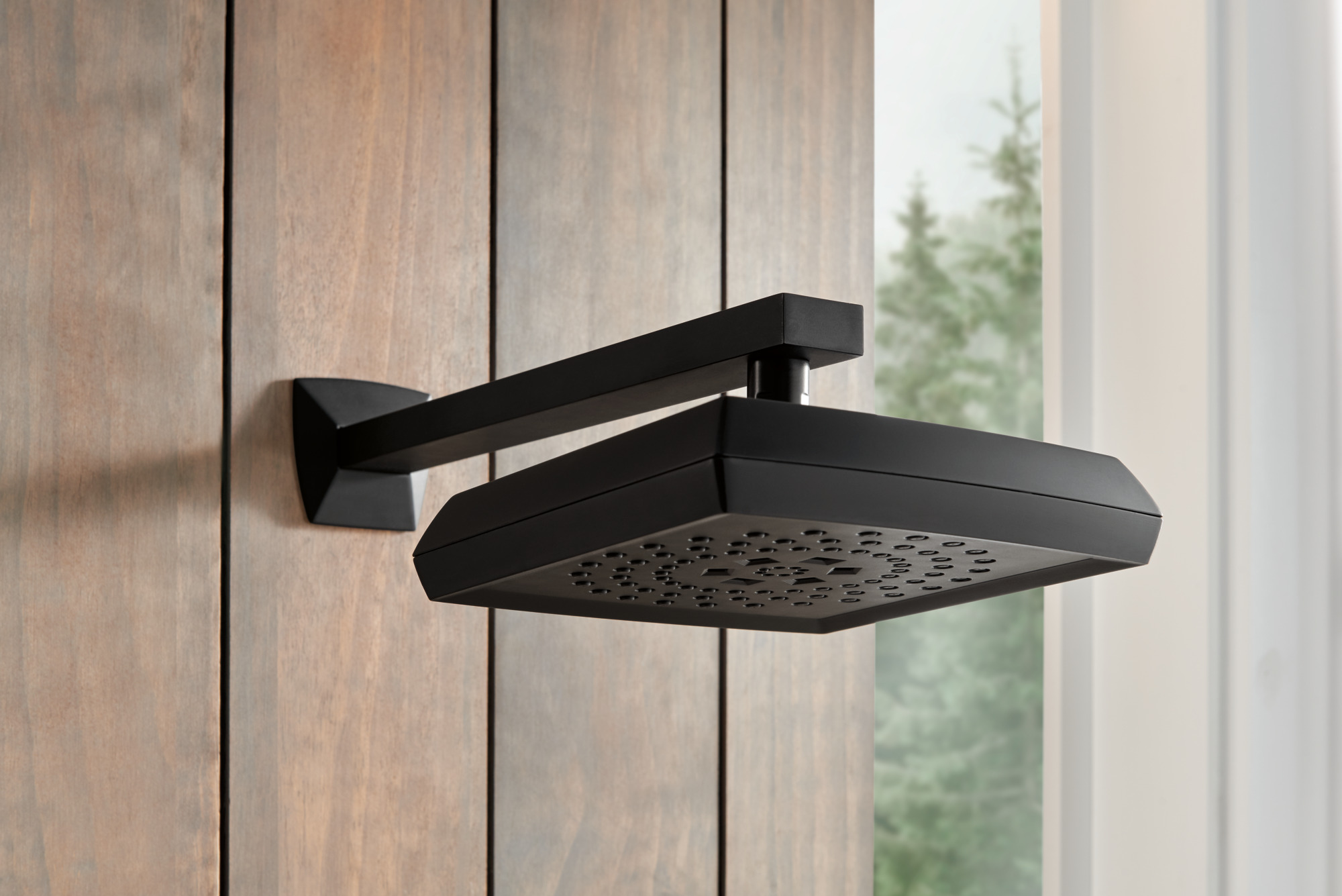 Vettis® | H2Okinetic® Square Multi-Function Showerhead