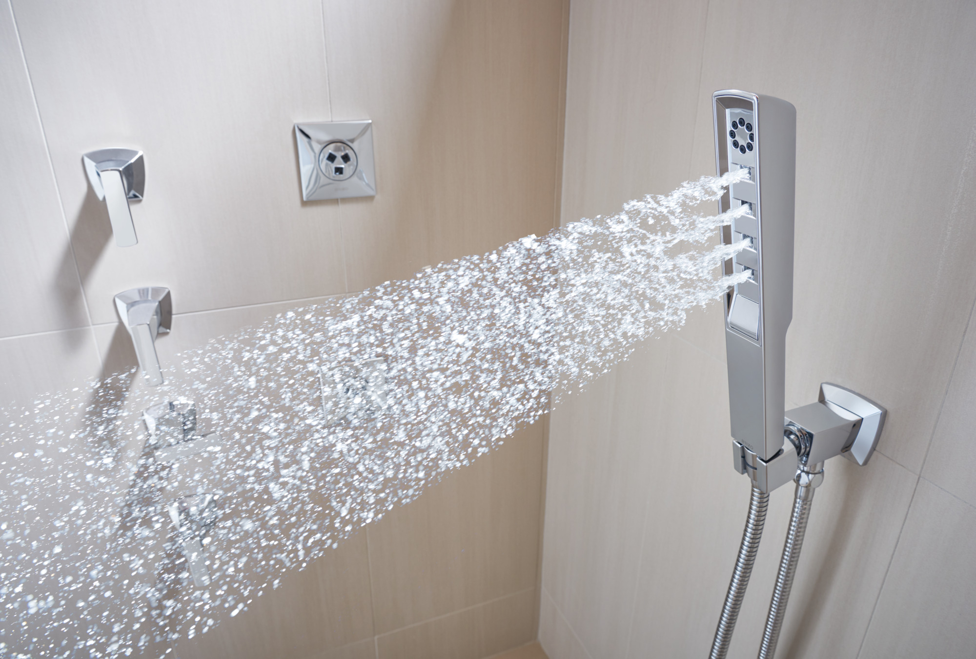 Vettis® | H2Okinetic® Multi-Function Wall Mount Handshower