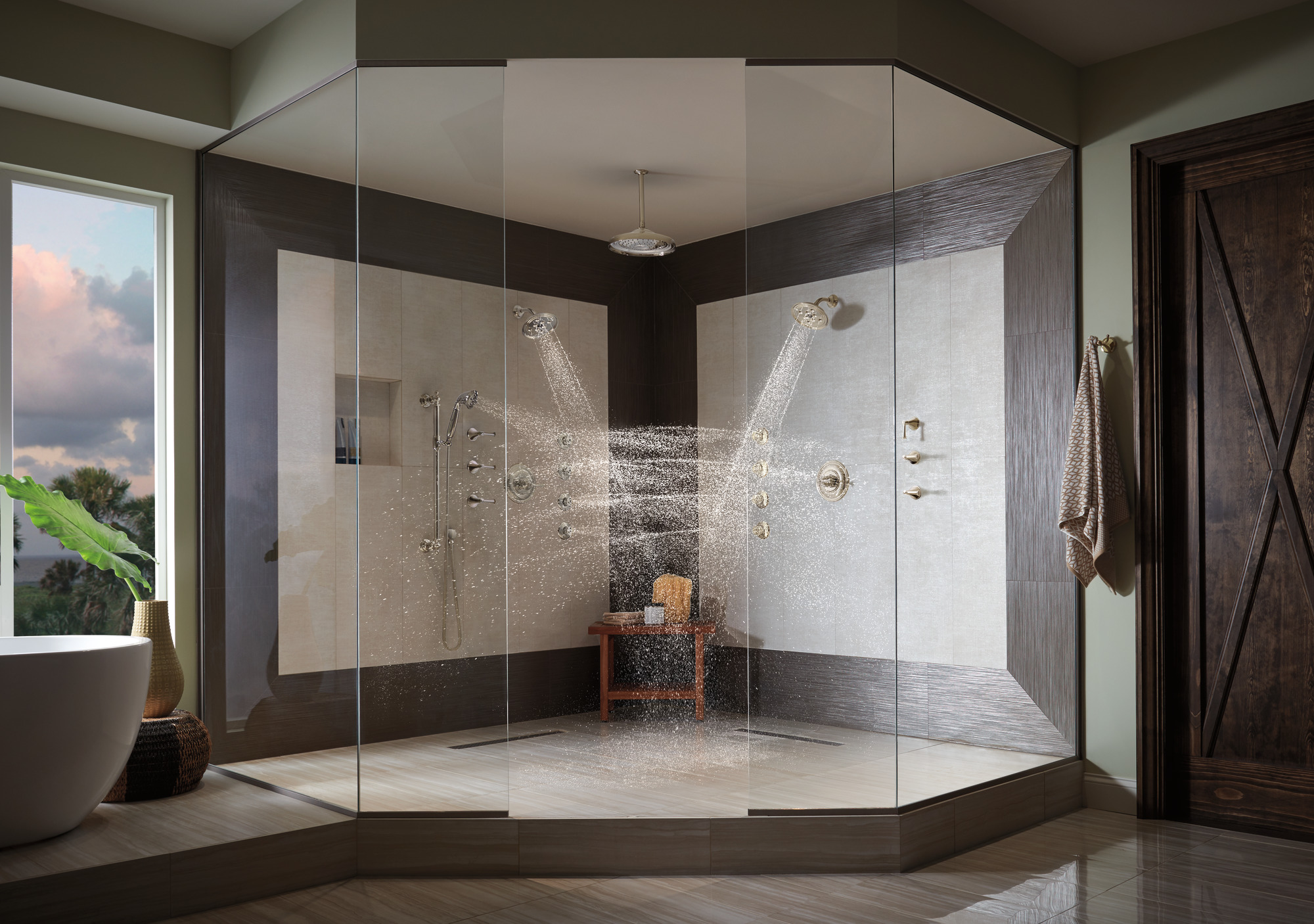 Essential™ Shower Series | Hydrachoice® H2Okinetic® Massaging