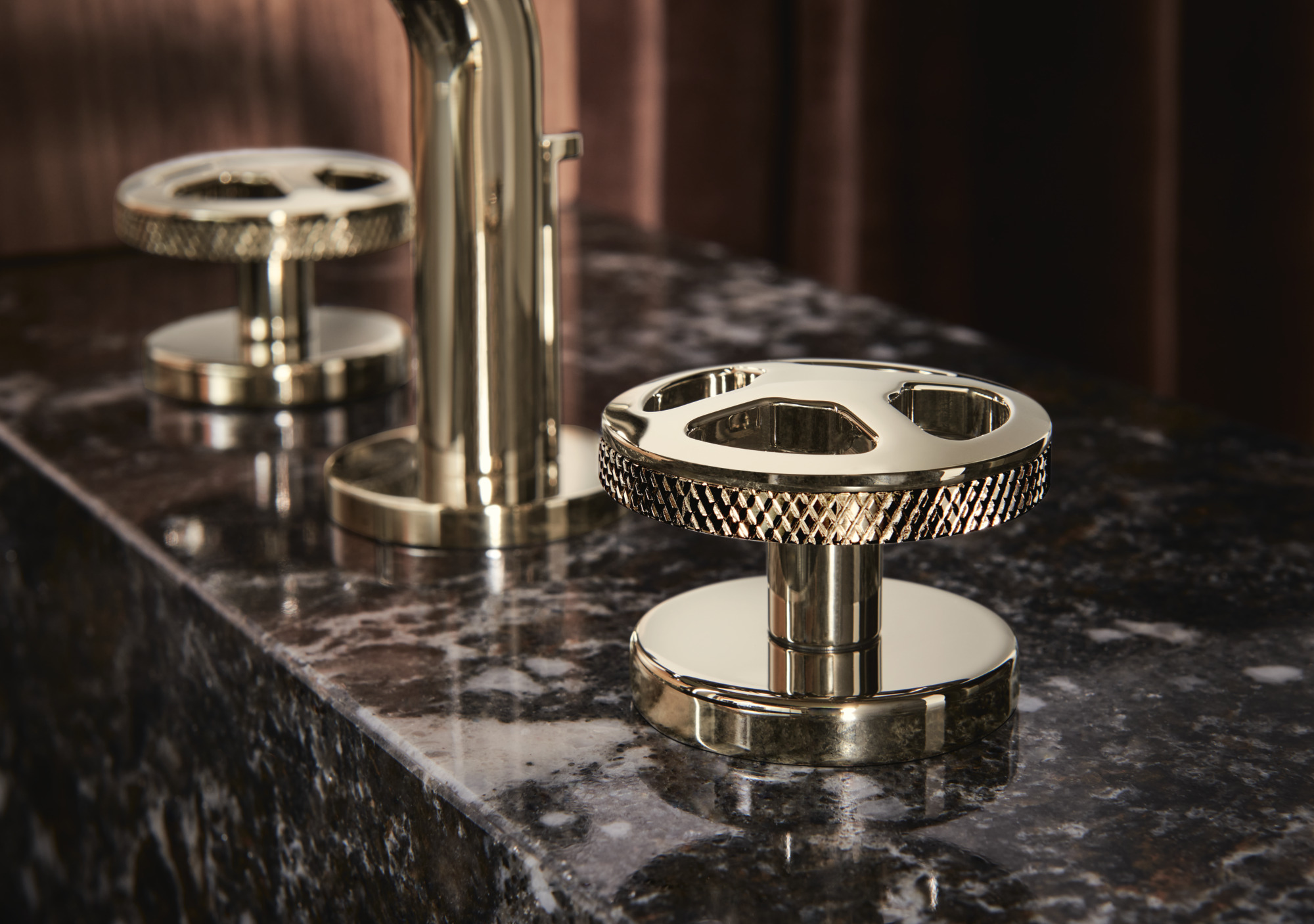 Litze® | Widespread Lavatory Wheel Handle Kit