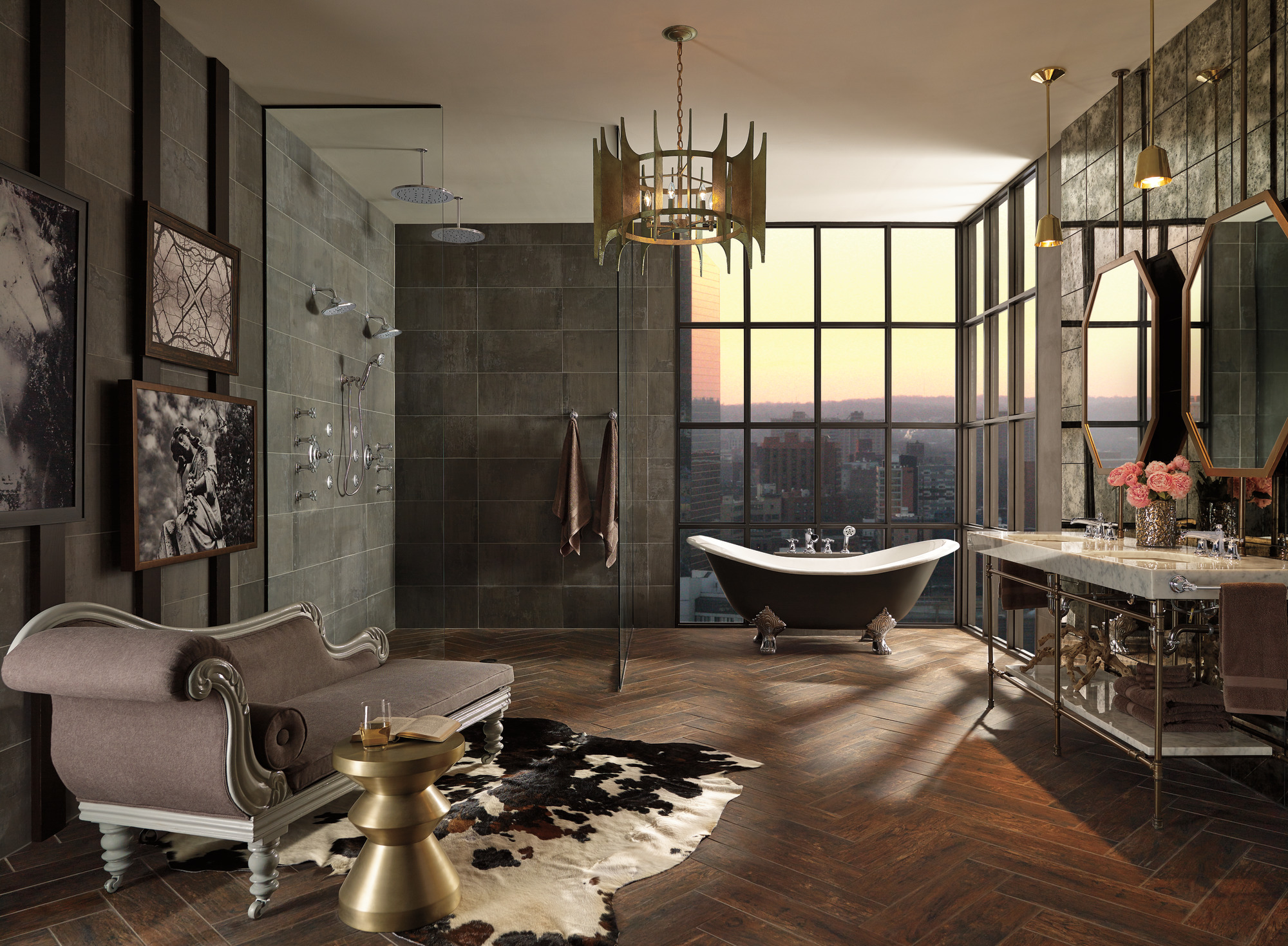 Rook® | Widespread Lavatory Faucet with Channel Spout - Less